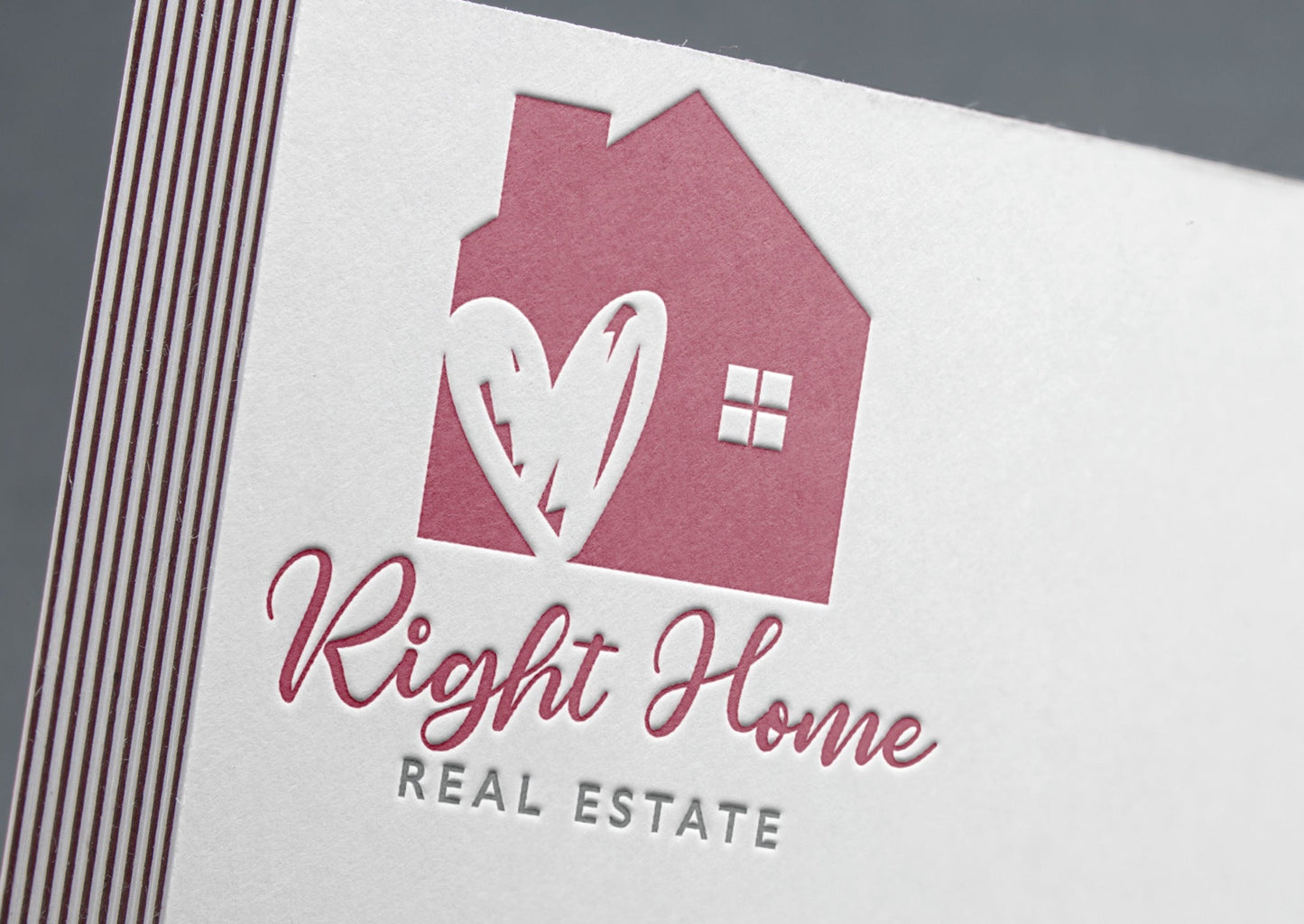 Diseño de logotipos | Bienes Raíces | Agente inmobiliario | Bienes raíces | Logotipo del corazón | Diseño de corazón | Logotipo de bienes raíces | Gestión de propiedades | Comercialización de agentes inmobiliarios