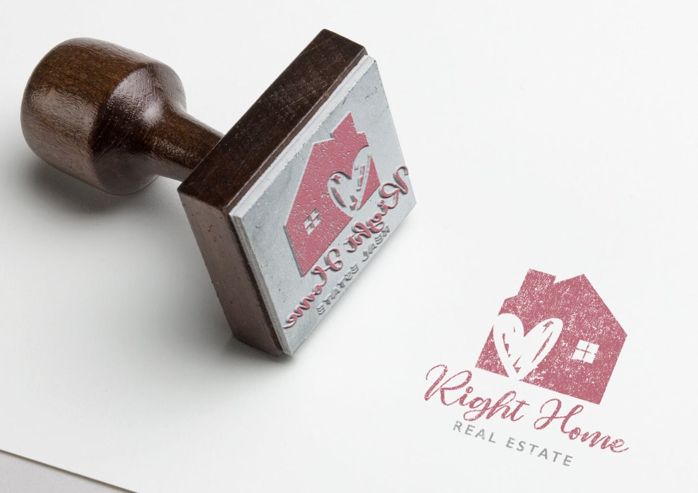 Diseño de logotipos | Bienes Raíces | Agente inmobiliario | Bienes raíces | Logotipo del corazón | Diseño de corazón | Logotipo de bienes raíces | Gestión de propiedades | Comercialización de agentes inmobiliarios