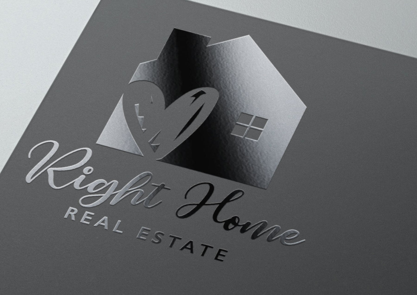 Diseño de logotipos | Bienes Raíces | Agente inmobiliario | Bienes raíces | Logotipo del corazón | Diseño de corazón | Logotipo de bienes raíces | Gestión de propiedades | Comercialización de agentes inmobiliarios